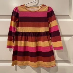 Striped Dress. Size: 2T.